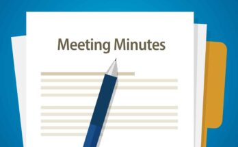 What are minutes of a meeting