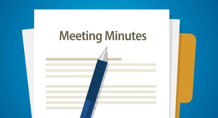 What are minutes of a meeting